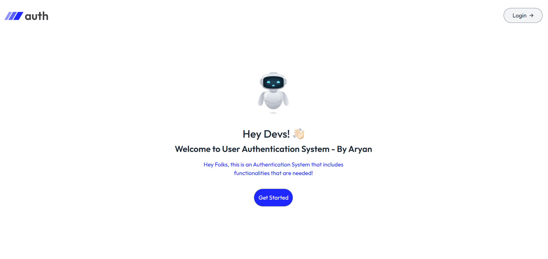 User Authentication System